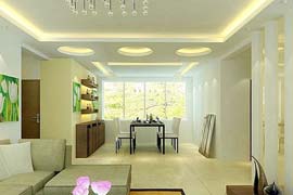 客厅常见的三种吊顶方式