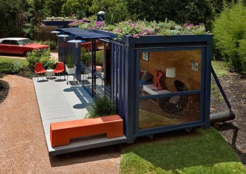 美设计师变废为宝将废弃集装箱变成温馨小屋